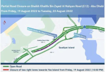 阿布扎比部分主要道路已从周五开始关闭