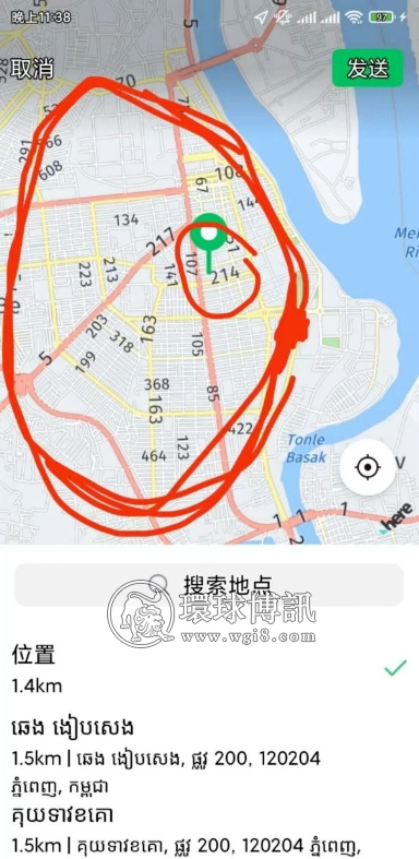 这位中国同胞发提醒，小心机场附近的绑匪？柬埔寨性感辣妹炫耀130万美元现金，网友：祝你好运