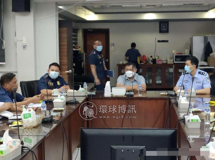 中国驻菲律宾使馆与菲国警总署反绑架大队举行工作座谈