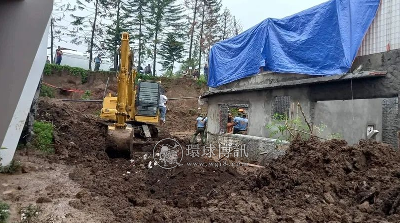 突发！菲律宾大雅台市一建筑工地倒塌，多人被活埋，5人死亡1人失踪！