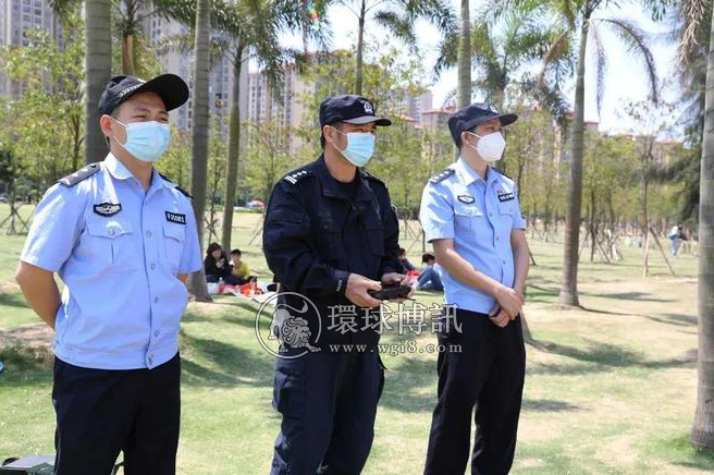 防城港港口分局无人机“硬核”反诈宣传 传递反诈“最强音”