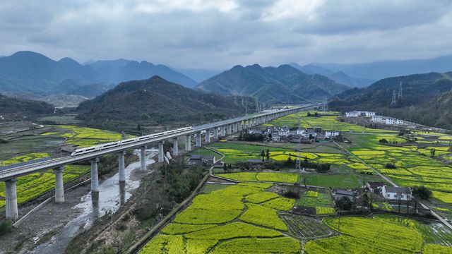 今年首条新高铁开通运营，全国铁路建设投资继续提速