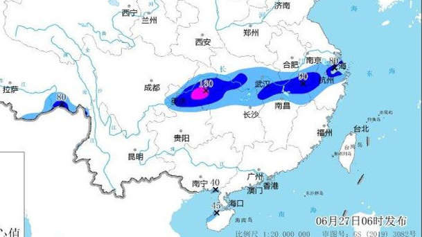 暴雨橙色预警！重庆湖北等地局地有大暴雨