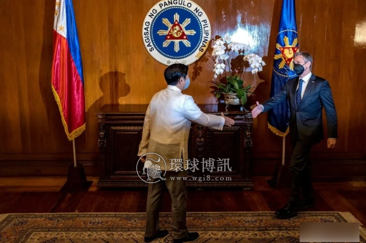 “台海紧张局势凸显菲美关系的重要性！”——小马科斯在会见来访的美国国务卿布林肯时如是说