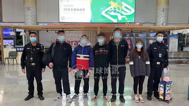 5人组团偷渡缅甸赌博被在机场被拦截