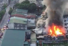 马尼拉Recto大街今早晨突发火警