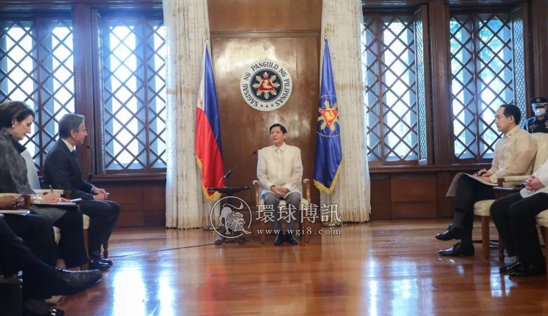 “台海紧张局势凸显菲美关系的重要性！”——小马科斯在会见来访的美国国务卿布林肯时如是说