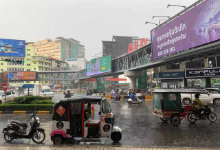 柬埔寨未来一周持续雷雨天气