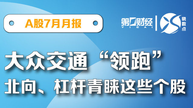 晓数点｜速览7月A股：沪指最终收复2900点 大众交通涨幅“一路领跑”