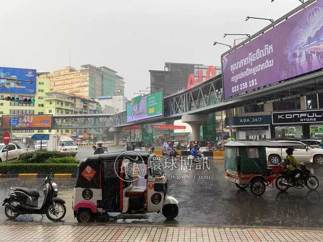 柬埔寨未来一周持续雷雨天气