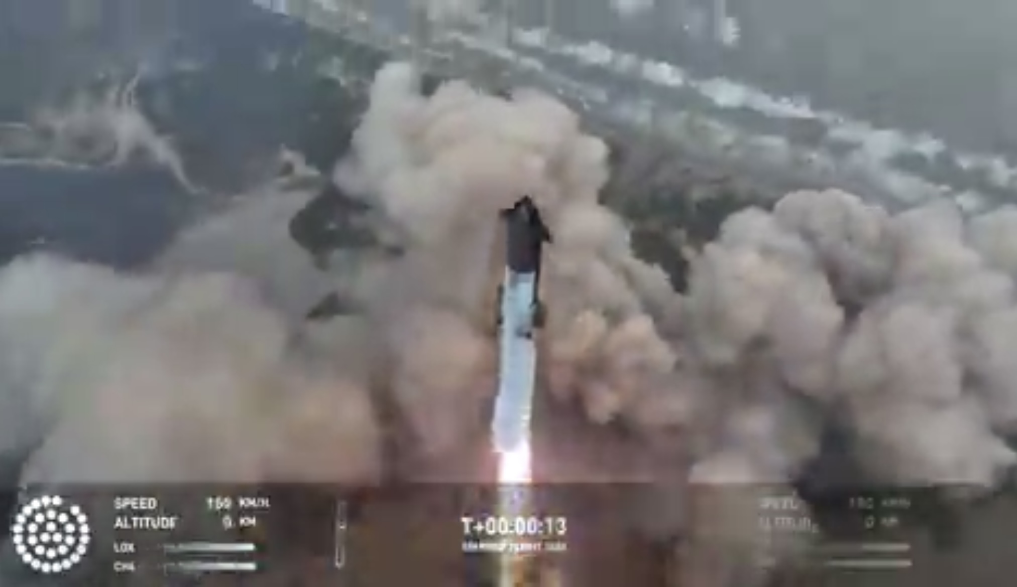 SpaceX火箭“星舰”发射升空，进行第四次试飞