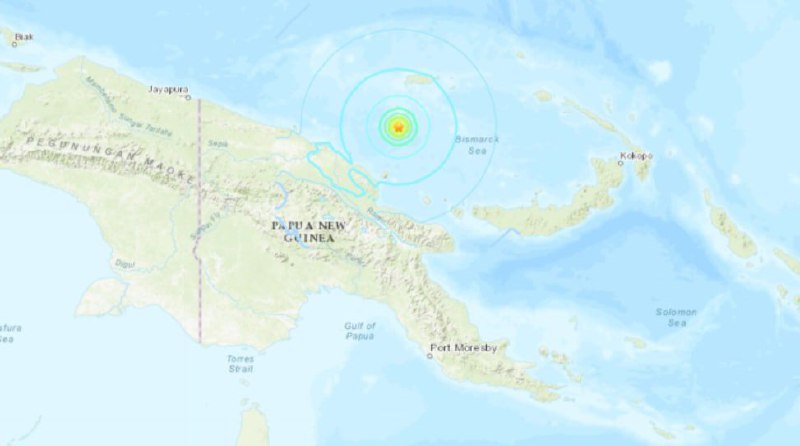 巴布亚新几内亚岸外发生6.3级地震